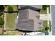 Overhead shot of the home showing the roof, lawn, and surrounding properties providing a sense of location at 1600 Drift Falls Ln, Wendell, NC 27591