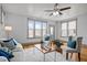 Comfortable living room with hardwood floors, ample natural light, and modern decor at 282 Granite Mill Blvd, Chapel Hill, NC 27516