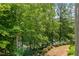 Yard view of lush green trees and small bushes at 313 Glen Echo Ln # J, Cary, NC 27518