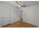 Comfortable bedroom with hardwood floors and closet at 314 Wrenn St, Apex, NC 27502