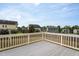 Spacious back deck offers an open-air space with great views of the neighborhood at 453 Granite Saddle Dr, Rolesville, NC 27571