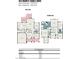 Detailed floor plan showing layout of first and second floor and room dimensions at 453 Granite Saddle Dr, Rolesville, NC 27571