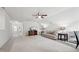 Bonus room with neutral carpet, recessed lighting, ceiling fan, with a cozy seating area at 475 Long View Dr, Franklinton, NC 27525