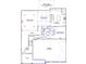 First floor floorplan featuring Gathering room, kitchen, dining room, guest bedroom, and a 2-car garage at 50 Guardian St, Youngsville, NC 27596