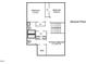 This is a detailed floor plan for the second floor of the house including bedrooms, bathrooms, and a walk in closet at 5016 Dawn Piper Dr, Raleigh, NC 27613