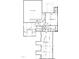 Upstairs floor plan featuring bedrooms, closets, rec room and access points at 55 Livingston Ln, Spring Hope, NC 27882