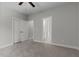 Bedroom featuring neutral paint, plush carpet, and ensuite bathroom access at 5601 Preston Pl, Raleigh, NC 27604