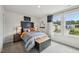 Sport-themed bedroom featuring a basketball hoop and stylish accents for a fun and lively space at 740 Deschutes Dr, Garner, NC 27529