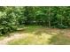 Expansive backyard surrounded by lush greenery, offering privacy and natural beauty at 8304 Southmoor Hill Trl, Wake Forest, NC 27587