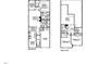 Detailed floor plan showcasing the layout of this two-story home at 9327 Falkwood Rd, Raleigh, NC 27617