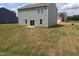Large backyard with newly installed sod for a spacious outdoor living area at 956 Bombardier Ln, Spring Hope, NC 27882