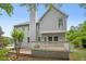 Charming home featuring a spacious wooden deck perfect for outdoor entertaining and relaxation at 100 Wentbridge Rd, Cary, NC 27519