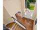 Spacious entryway with hardwood floors, a view of the staircase, and a decorative chandelier at 100 Wentbridge Rd, Cary, NC 27519