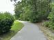 Curving asphalt walking path surrounded by lush trees and landscaping, perfect for outdoor recreation and exercise at 1024 Holland Bend Dr Dr, Cary, NC 27519
