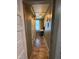 Bathroom hallway view featuring shower and sink at 109 N 2Nd St, Sanford, NC 27330