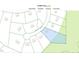 Property map showing lot lines and street location at 113 Feezor Ct, Clayton, NC 27527