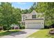 Traditional two-story home with attached two-car garage and mature landscaping at 120 Tanager Farms Dr, Youngsville, NC 27596