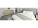 Inviting bedroom with a comfortable bed, soft lighting, and stylish furnishings at 1249 Pond Overlook Drive, Nashville, NC 27856