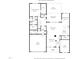 Thoughtfully designed first-floor plan with defined spaces including kitchen, Gathering room, and primary bedroom at 1612 Commons Ford Pl, Apex, NC 27539