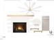 Gathering room design featuring a fireplace with white tiles, a ceiling fan, and built-in tops at 1813 Bennett St, Raleigh, NC 27604