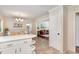 Open layout featuring a dining area adjacent to the kitchen, offering a cohesive living space at 197 Country Routt Brown Rd, Pittsboro, NC 27312