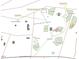 A site map showing existing parcels, proposed home locations, and utility lines at 197 Country Routt Brown Rd, Pittsboro, NC 27312