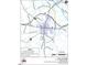 Vicinity map showing potential alignments of the R-5930 Chatham Park Way project at 197 Country Routt Brown Rd, Pittsboro, NC 27312