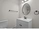 Clean and updated bathroom with a stylish vanity and modern fixtures at 208 Essex Rd, Nashville, NC 27856