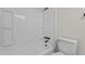 Clean white bathtub and toilet at 208 Essex Rd, Nashville, NC 27856