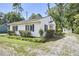 Exterior of the house features a small shed and gravel driveway at 2616 Kirk Rd, Durham, NC 27705