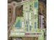 Community aerial view showing neighborhood layout with green spaces and road networks at 2802 Kempthorne Rd # 64, Cary, NC 27519