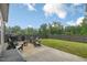 Enjoy the spacious backyard with a patio, perfect for outdoor entertaining, grilling, and relaxing in a private setting at 304 Avery Glenn Way, Fuquay Varina, NC 27526