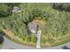 Overhead image of home surrounded by trees in a neighborhood at 344 Colonial Ridge Dr, Pittsboro, NC 27312