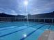 Resort style community pool with crisp blue water and plenty of room for swimming laps at 344 Colonial Ridge Dr, Pittsboro, NC 27312