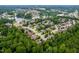 An aerial view of a neighborhood with a pond at 3994 Limerick Dr, Burlington, NC 27215