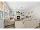 Cozy living room with a fireplace, built-in shelving, and stylish decor at 507 Littleport Dr, Rolesville, NC 27571