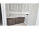 Bathroom with double sink vanity and modern white countertops at 55 Stream View Way, Spring Hope, NC 27882
