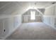 Bedroom with vaulted ceiling and dormer window at 55 Stream View Way, Spring Hope, NC 27882