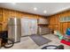 Finished storage area with access to exterior and built in sink and countertop at 6500 Bass Mountain Rd, Snow Camp, NC 27349