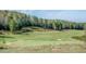 Scenic view of the meticulously maintained green golf course at Chapel Ridge at 67 Spring Hollow Ct, Pittsboro, NC 27312