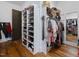 Well-organized walk-in closet with custom shelving, providing abundant storage and easy access at 67 Spring Hollow Ct, Pittsboro, NC 27312