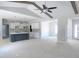 Large living room with open floorplan to kitchen features a ceiling fan at 788 Shade Tree Rd, Benson, NC 27504