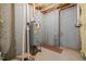 Basement with concrete walls showing utilities at 100 Stratford Lakes Dr # 270, Durham, NC 27713