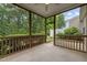 Enjoy this screened in porch overlooking the backyard at 1020 Kingston Grove Dr, Cary, NC 27519