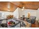 Open concept living and dining area with beautiful vaulted ceilings at 103 Lakeway Ct, Cary, NC 27511