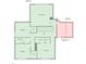 Second floor layout showcasing Gathering room, attic, multiple bedrooms and bathrooms at 105 Scotland Dr, Youngsville, NC 27596