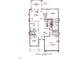 Somerset F floorplan featuring three bedrooms, two baths, and a kitchen overlooking the dining area and garage at 1087 Fairhaven Dr # 48, Mebane, NC 27302