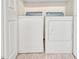 Practical laundry area equipped with a washer and dryer, perfect for everyday convenience at 109 Grange Dr, Wendell, NC 27591