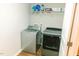 Well-equipped laundry room with modern washer and dryer, providing convenience for laundry tasks at 123 Scheer Ave, Durham, NC 27703