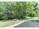 Backyard features a fire pit, lush greenery, and a patio area at 1310 Southgate Dr, Raleigh, NC 27610